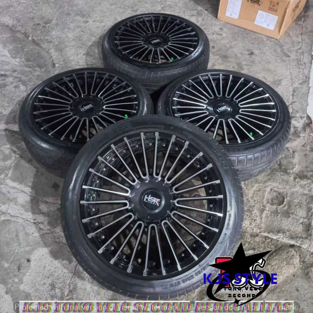 VELG RACING SECOND MODEL HSR AMARASI RING 18 PCD 5X114.3 COCOK BUAT MOBIL ALPHARD RUSH TERIOS XPANDE