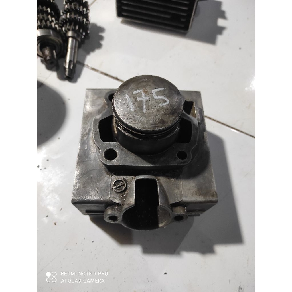 Blok Boring Clylinder Suzuki Satria 2 Tak Hiu Lumba Original Oversize 175 Porting