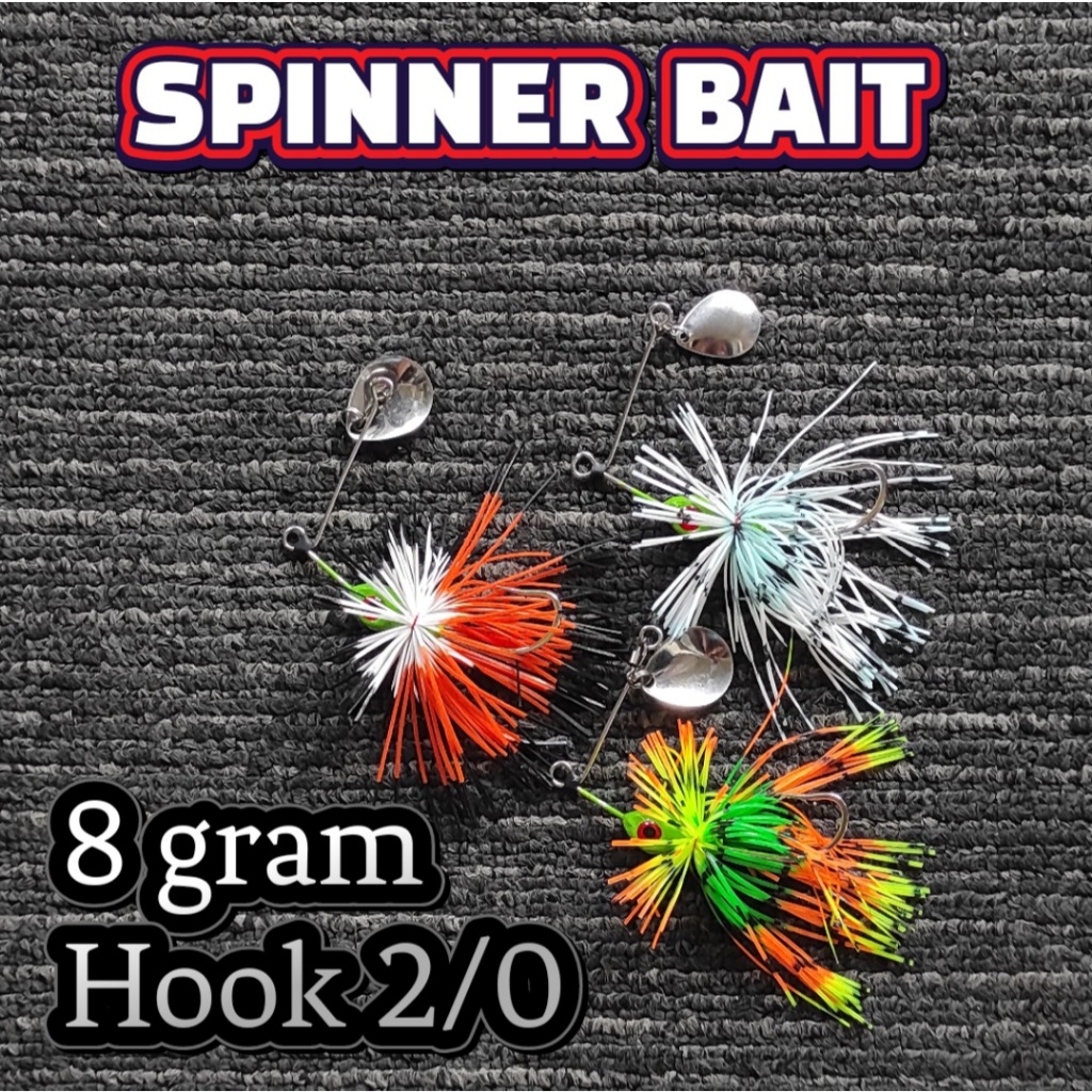 UMPAN MANCING SPINNER BAIT SPINNER V UMPAN CASTING UMPAN GABUS TOMAN DLL