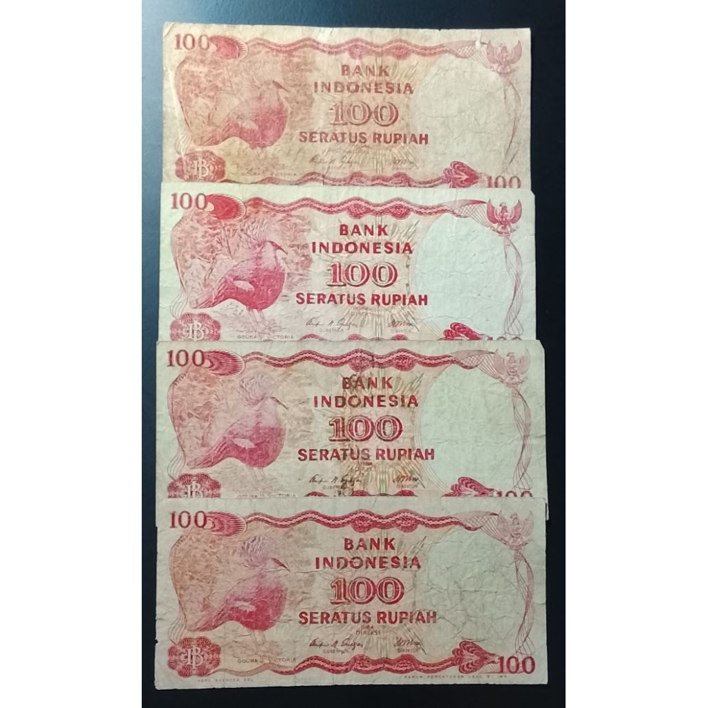 uang kuno indonesia 100 rp dara p3001