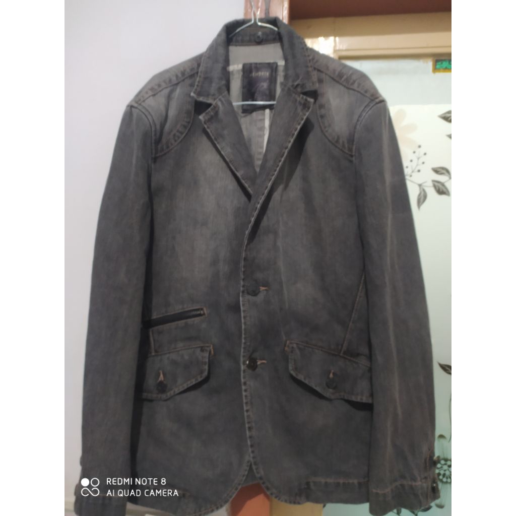 jacket denim blazers vintage by Hendrix basic house