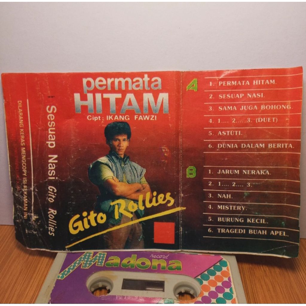 Kaset Gito Rollies - Permata Hitam
