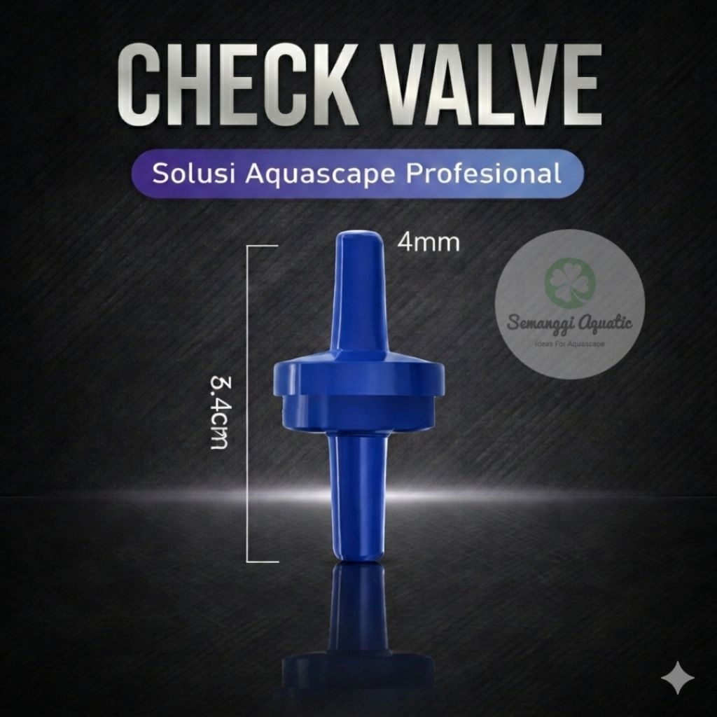 check valve CO2 DIY / Diffuser Co2 / Katup Co2 / Valve Aquascape