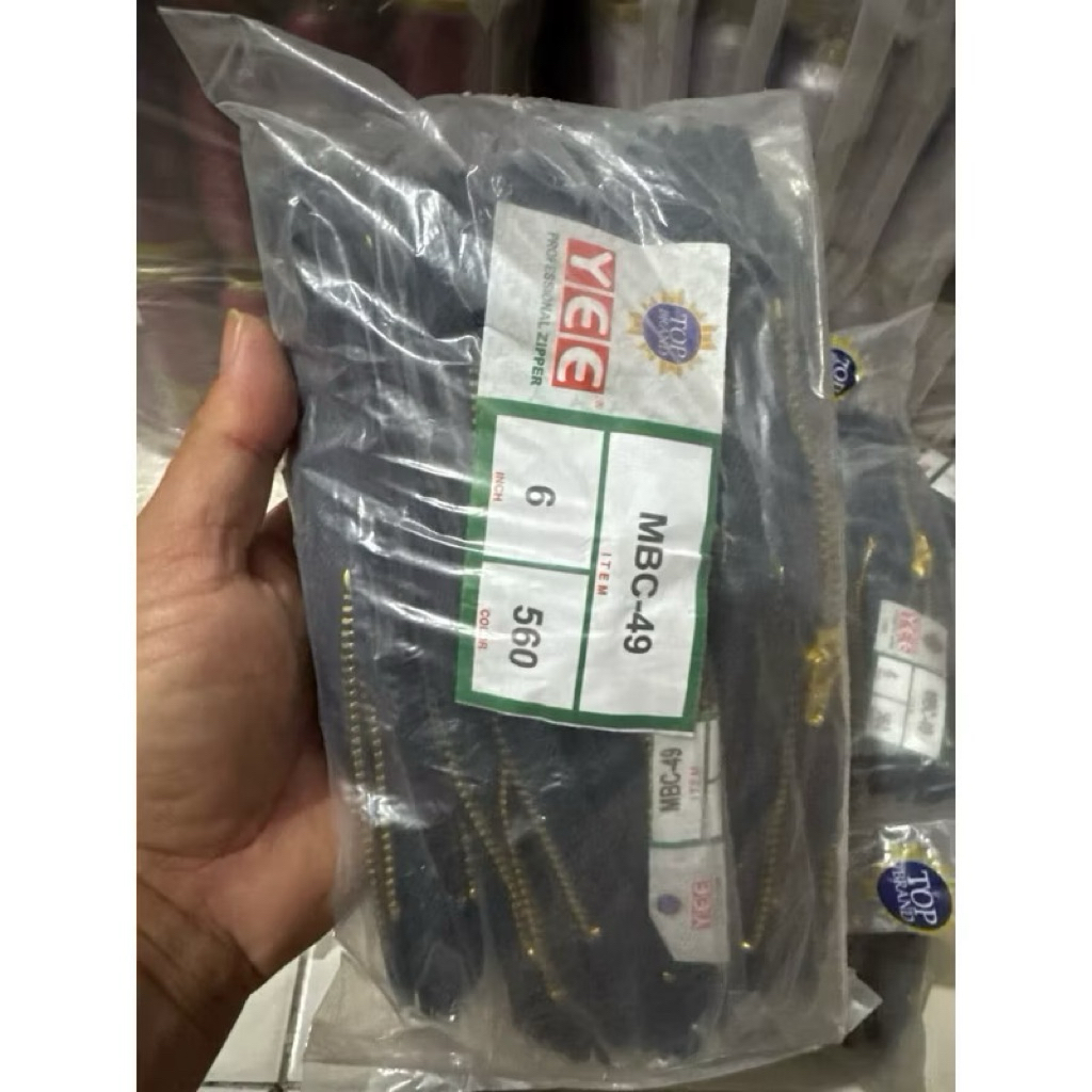 sleting Levis,Resleting jeans 6inch/15 cm merk Yee,zipper Levis,sleting,levis,celana jeans