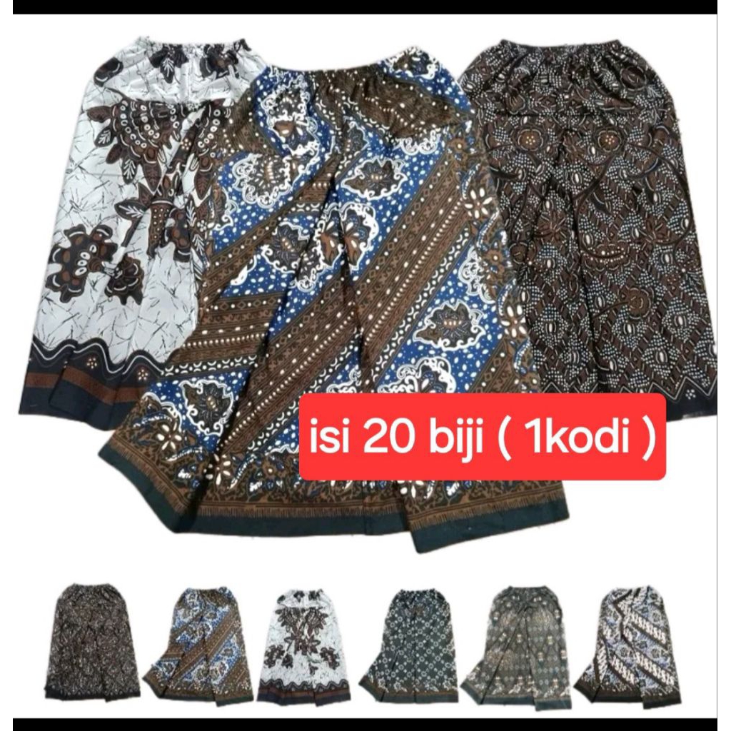 ( isi 20 biji / 1 kodi ) Sarung anak instant motif batik usia 2 sampai 12 tahun