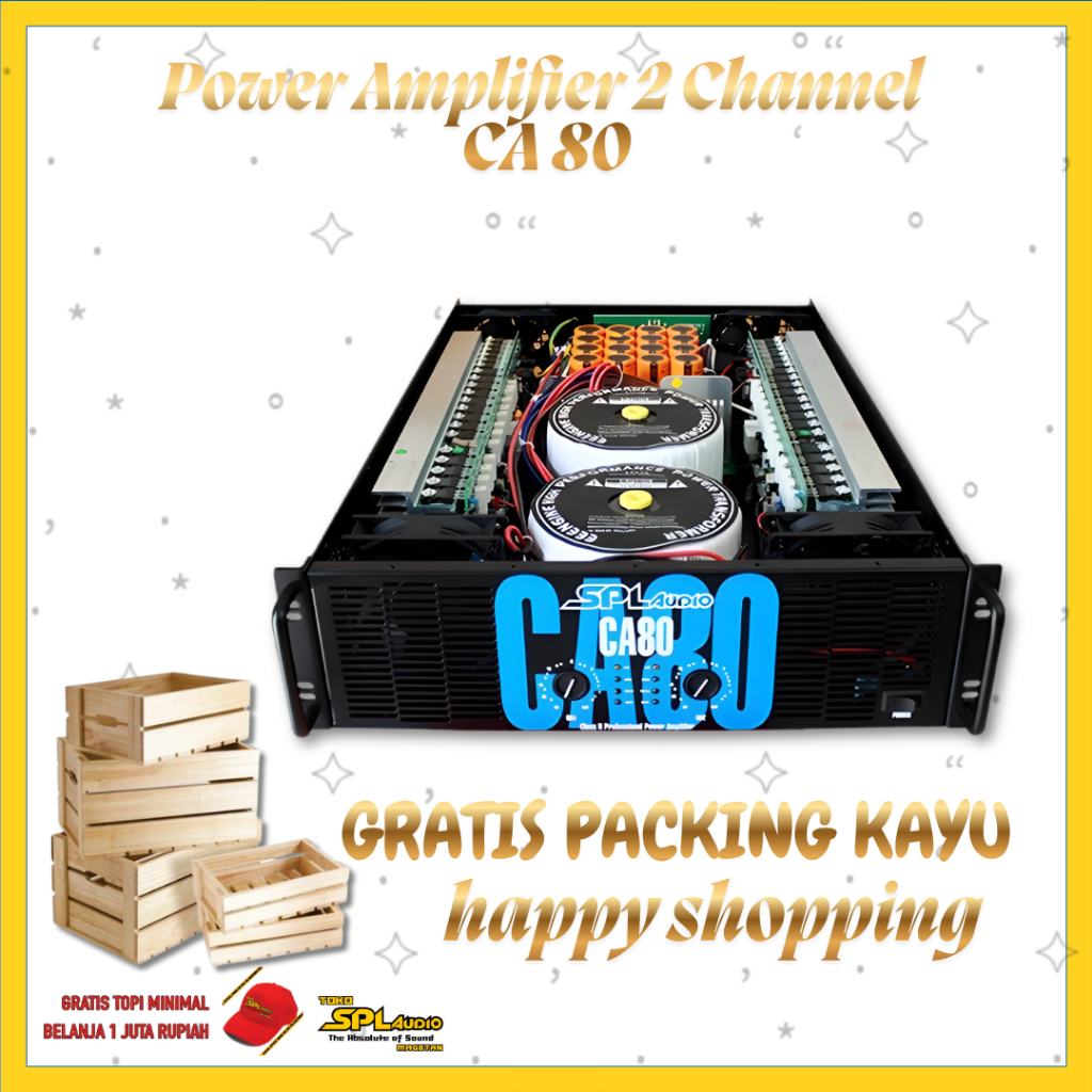 Power Amplifier CLA By SPL Audio 2 Channel CA 80