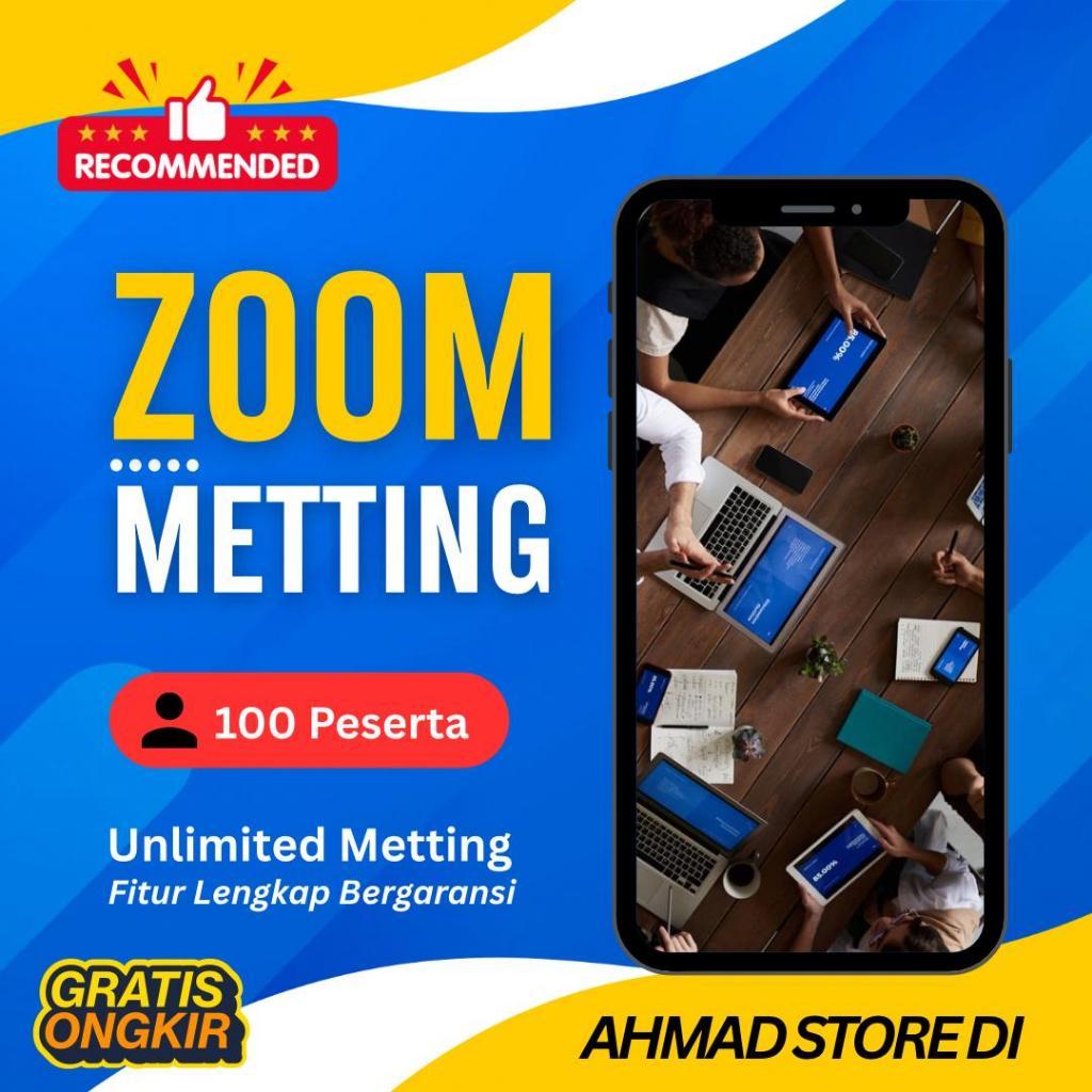 ZOOM Premium 1 Minggu - 100 300 500 Peserta QAIREEN STORE ID