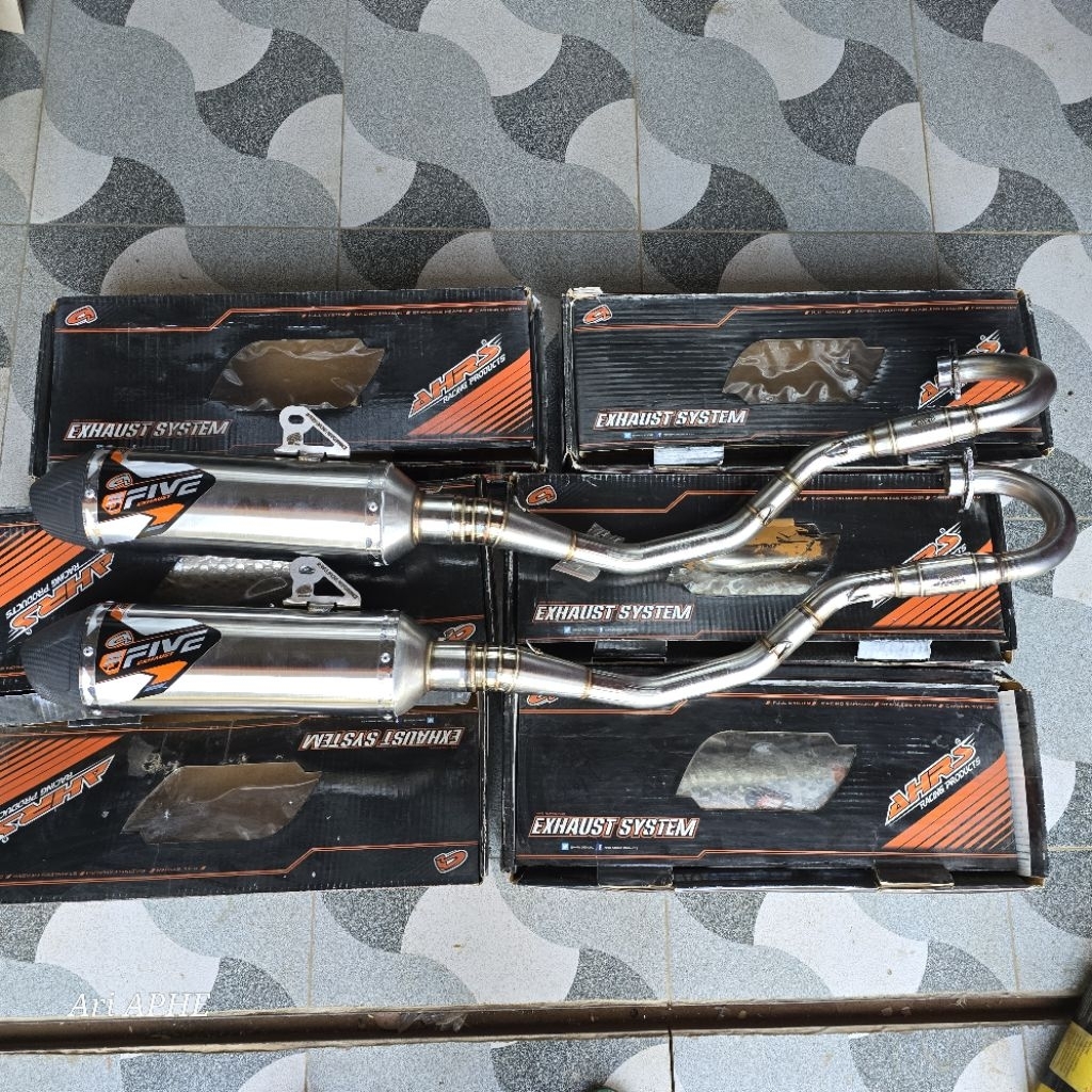 knalpot AHRS F5 F FIVE original honda CRF150L crf 150 l