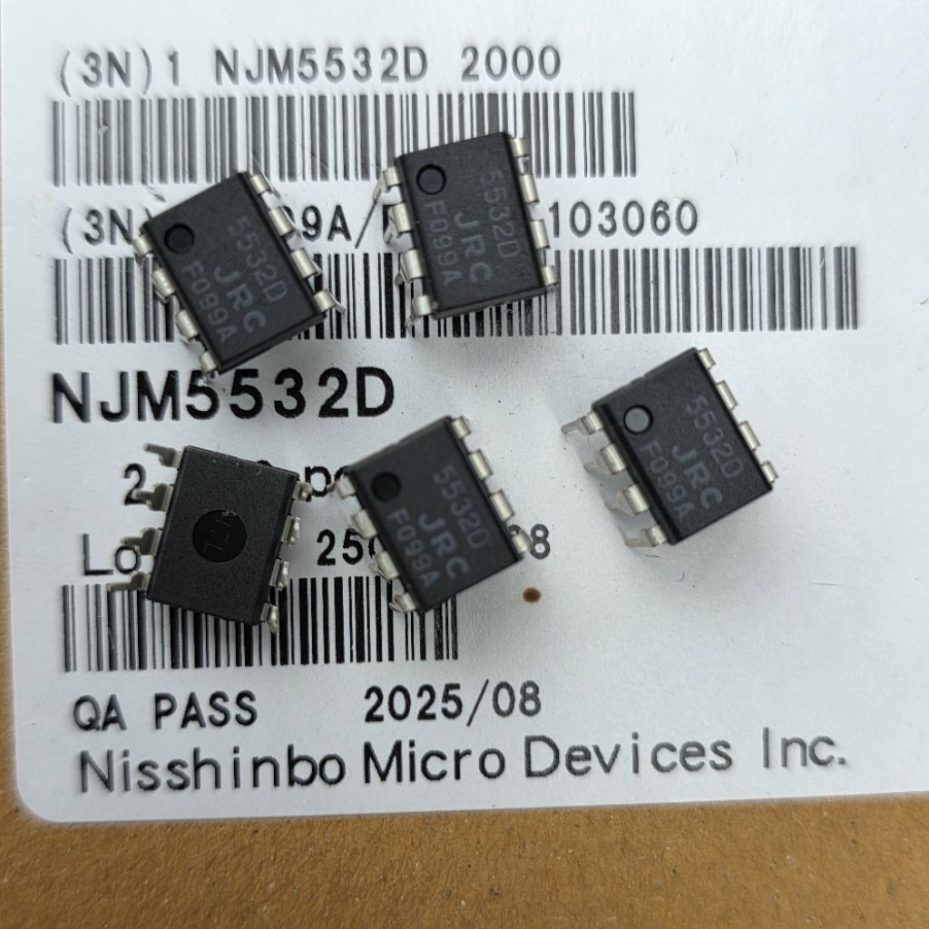 IC NJM 5532D original nishindo tanpa heatsink tanpa pasta