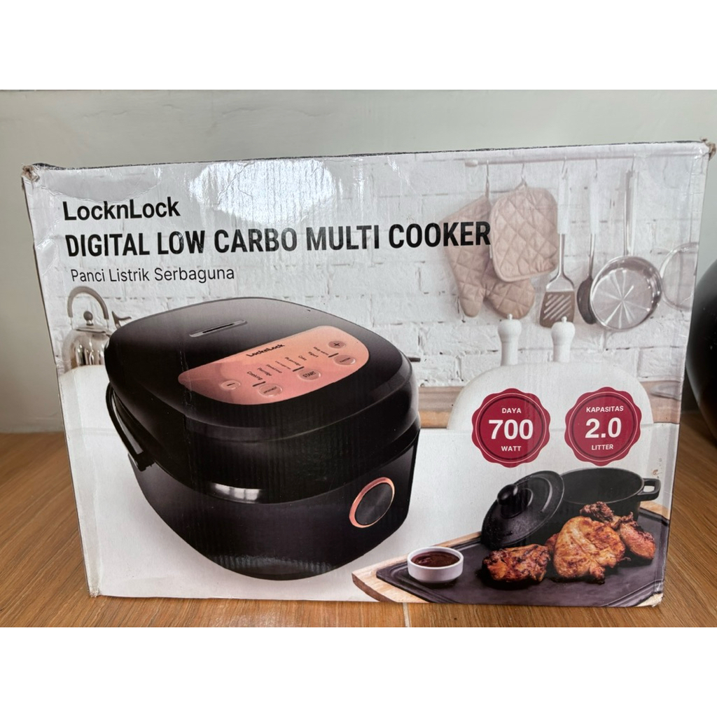 LocknLock Digital Low Carbo Multi Cooker – Preloved