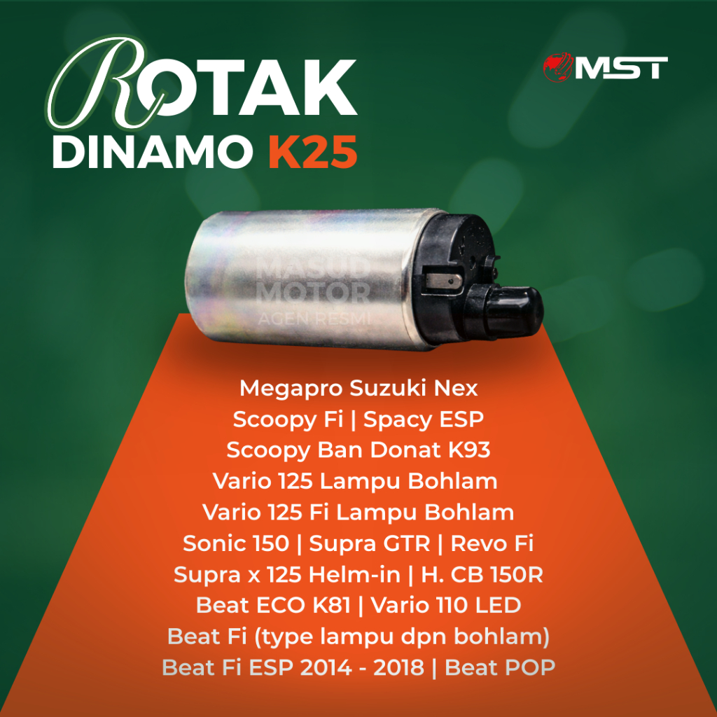 ROTAK DINAMO BENSIN BEAT FI VARIO 125 FI