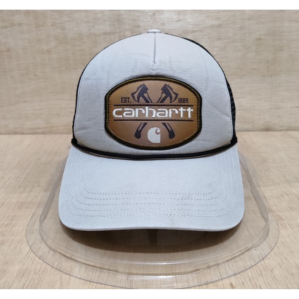 Topi Vintage Trucker Carhartt Script Original