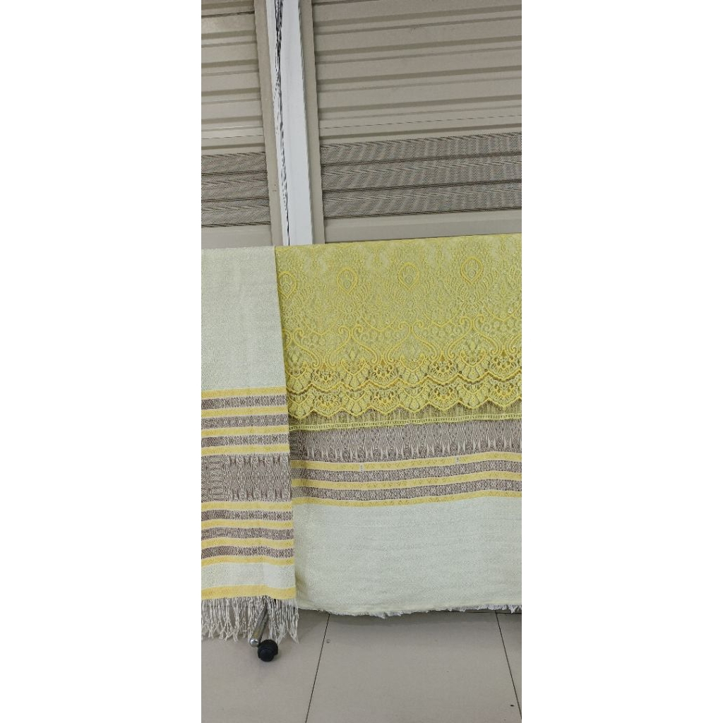 1 set tumtuman sama kebaya warna kuning