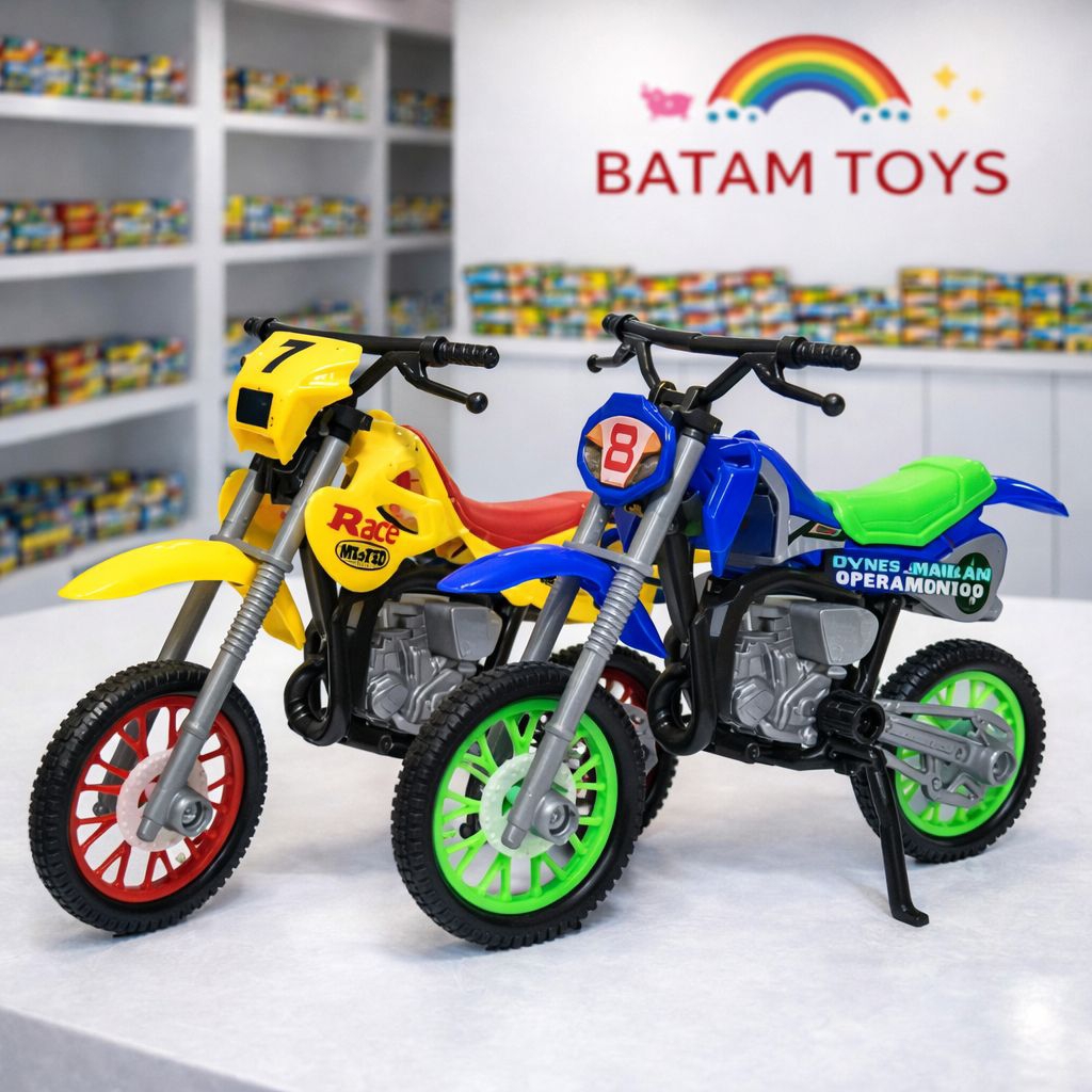 Batam Toys Mainan Anak Motor Cross Trail Sepeda Motor Bongkar Pasang Edukatif