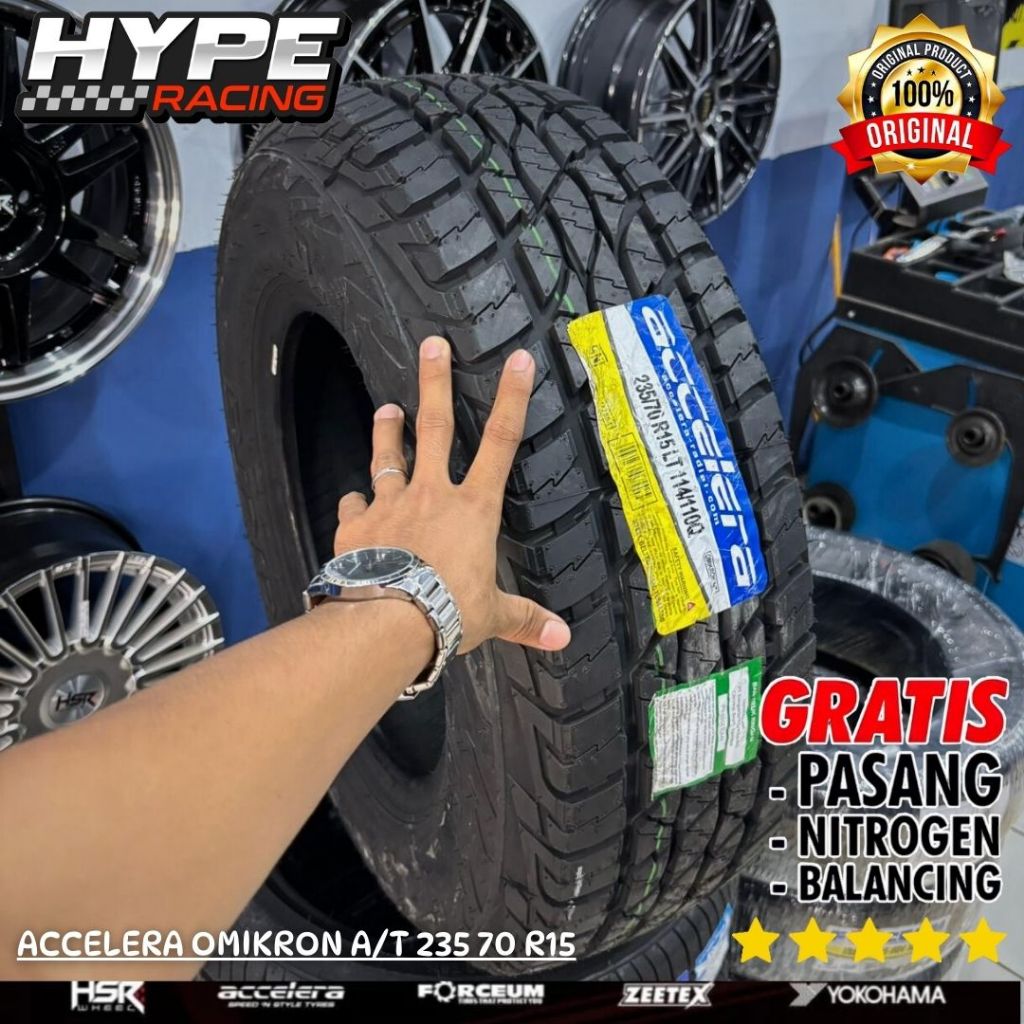 Ban Mobil 235/70 R15 ACCELERA Omicron AT - Ban Mobil Ring 15 Semi Offroad Murah