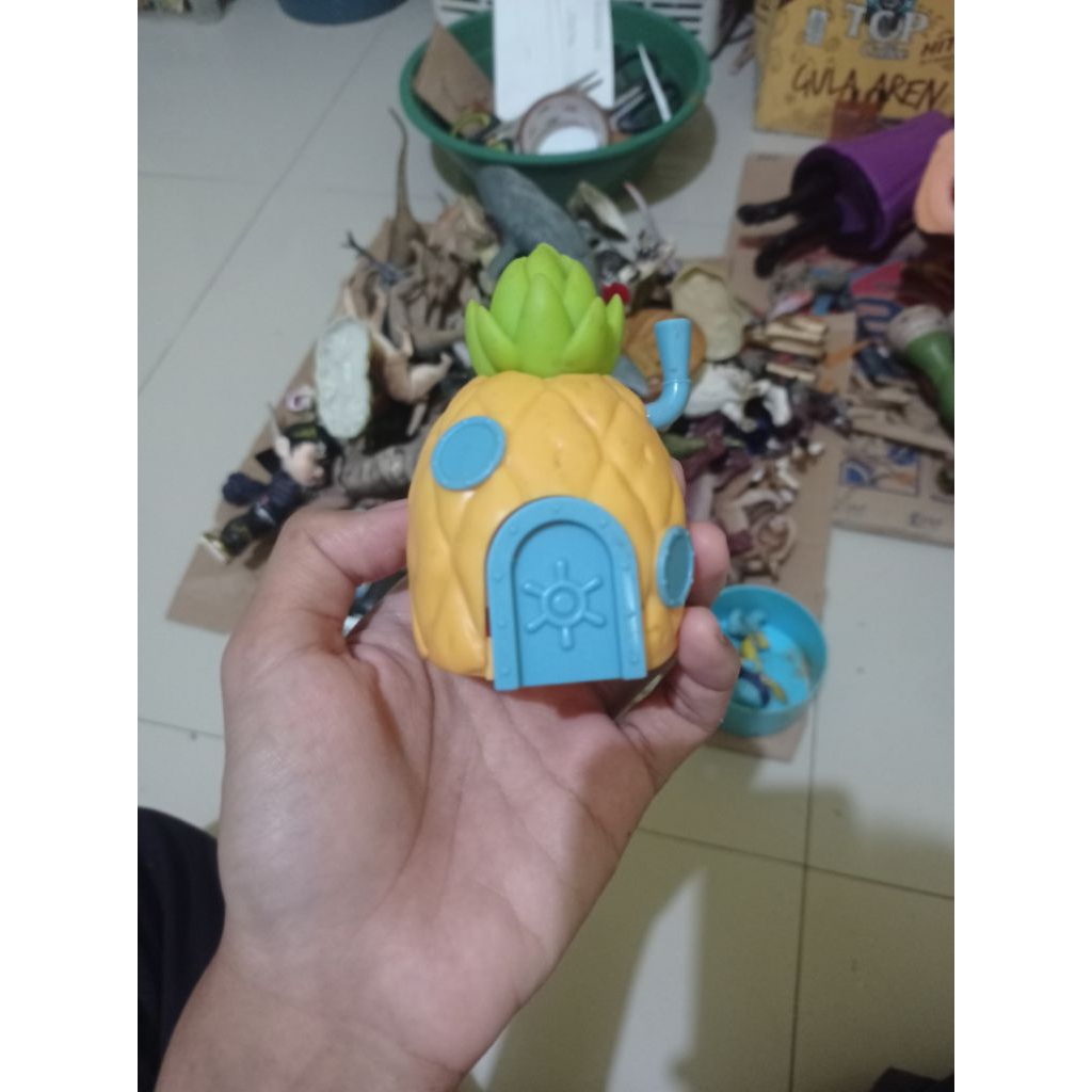 Figure Preloved - Coin Bank Rumah Nanas SpongeBob Original Viacom