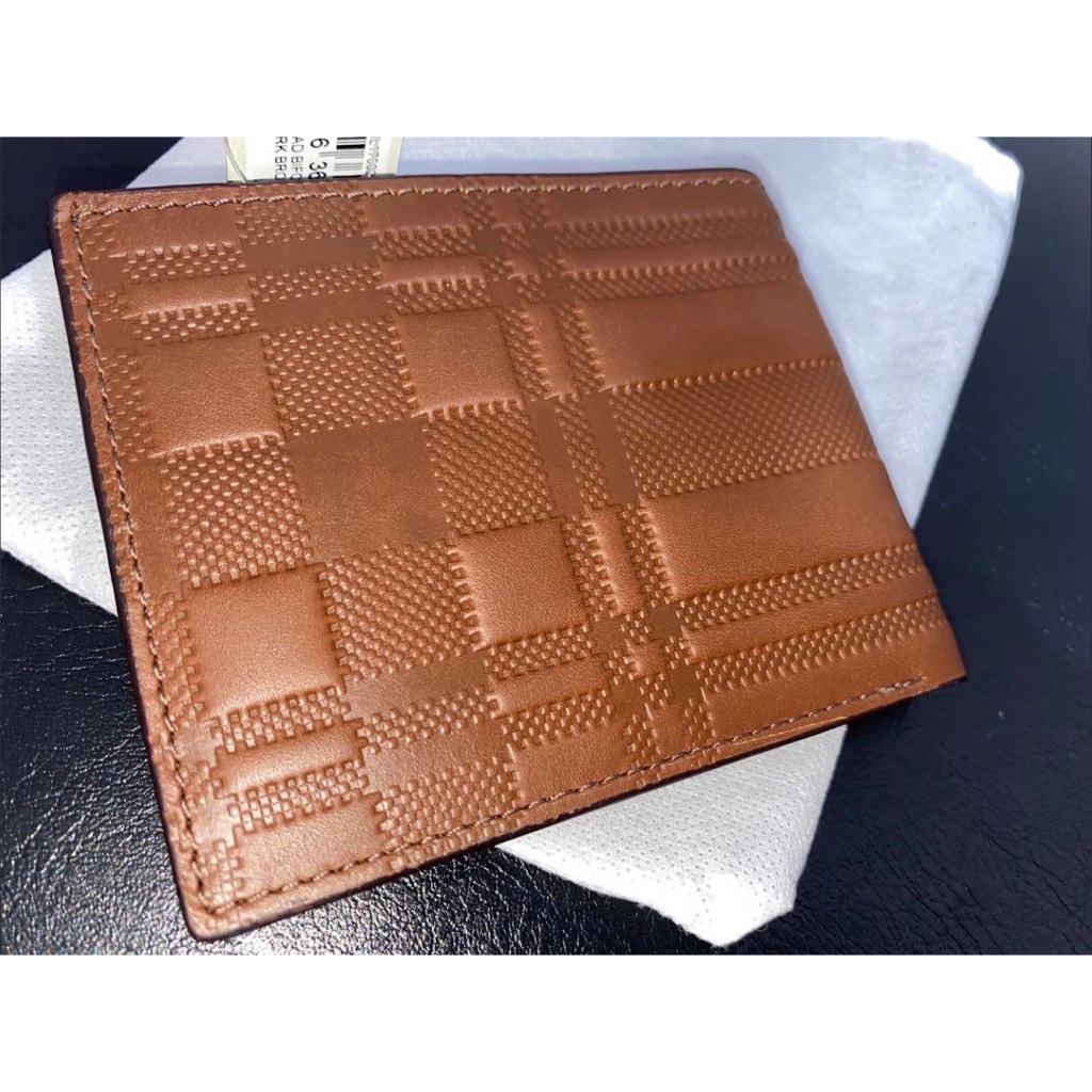 dompet pria Cowo men wallet bifold brand Fossil coklat brown full kulit leather ISTIMEWA masih baru 