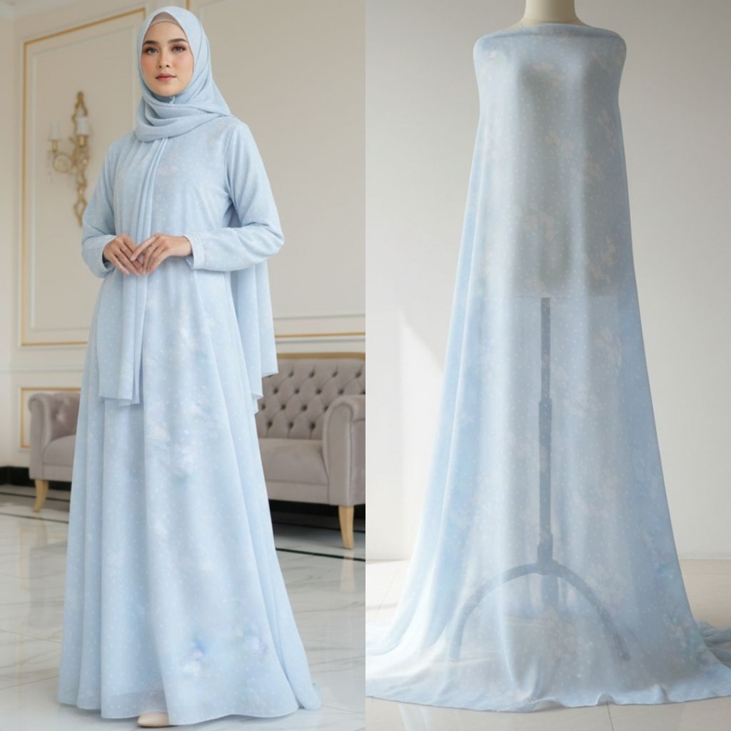 Kain meteran bahan Sifon