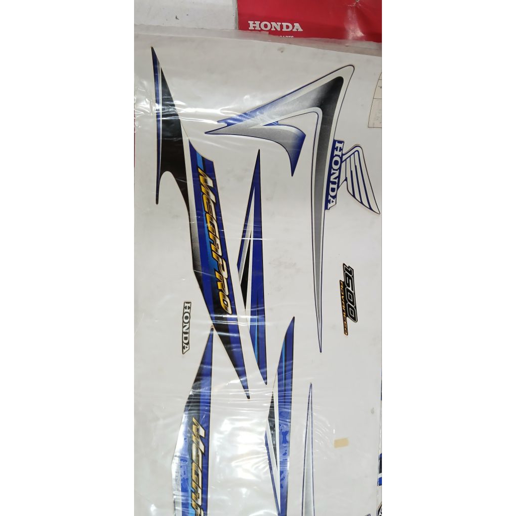 871X0 KEH 610ZD STRIPING BODY MEGAPRO PRIMUS SET HITAM BIRU