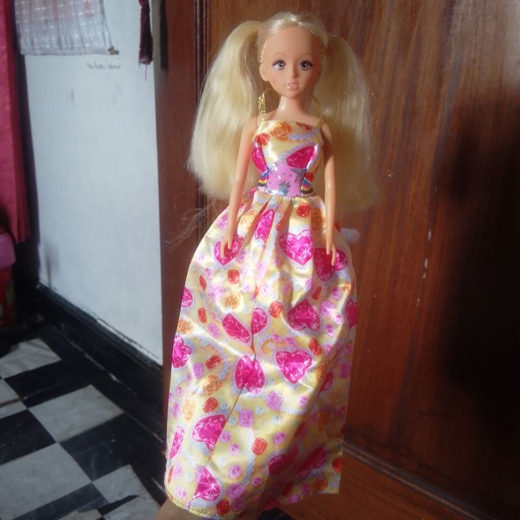 Boneka lelia mimi world doll jenny licca doll rambut pirang panjang pivotal doll boneka barbie full 