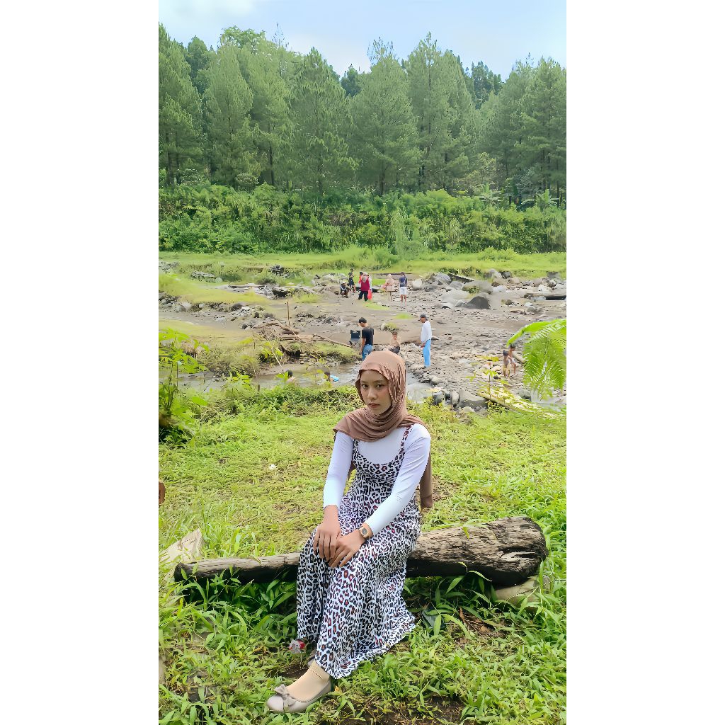 Dress pantai hijab/non hijab bb 45-55