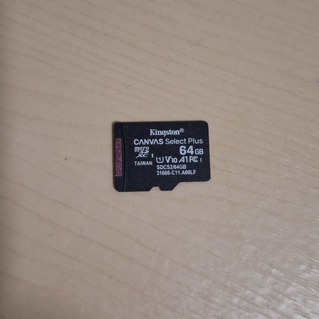micro sd kingston canvas select plus 64gb