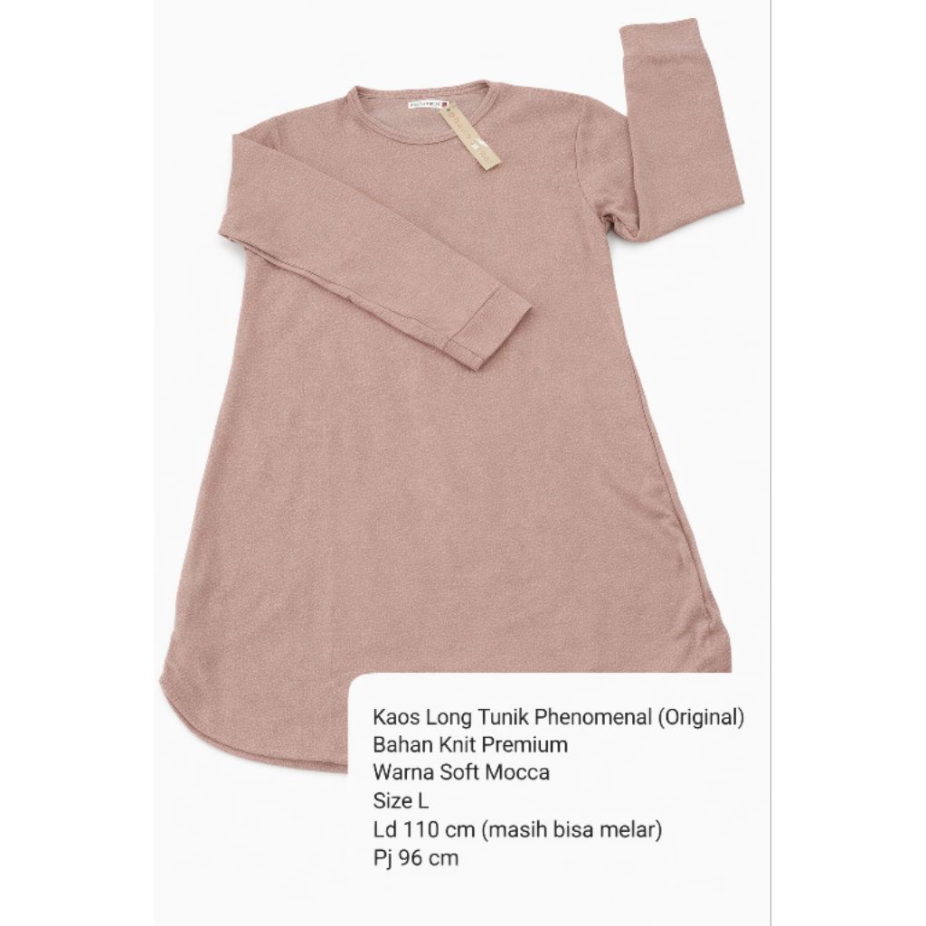 KAOS LONG TUNIK WANITA PHENOMENAL (ORI)