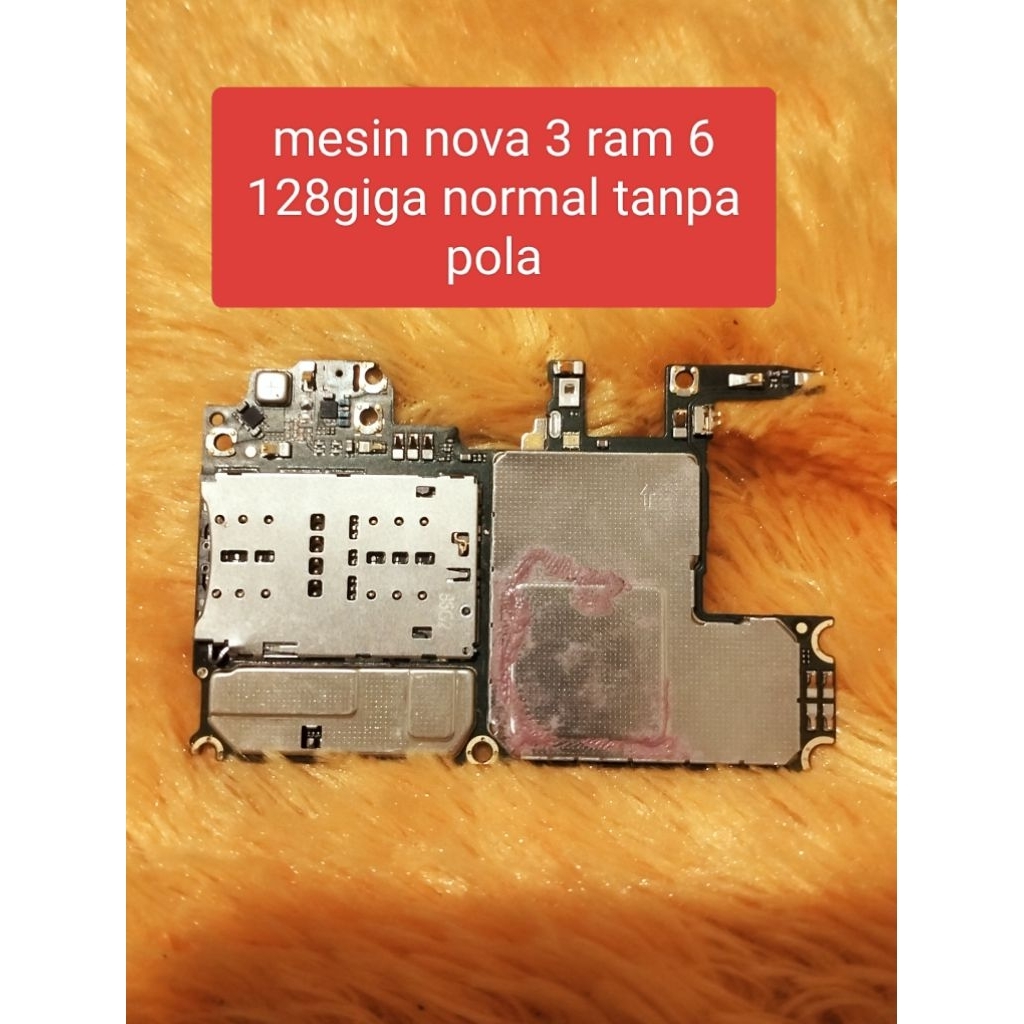 mesin huawei nova 3 PAR-LX9 ram 6 128giga normal