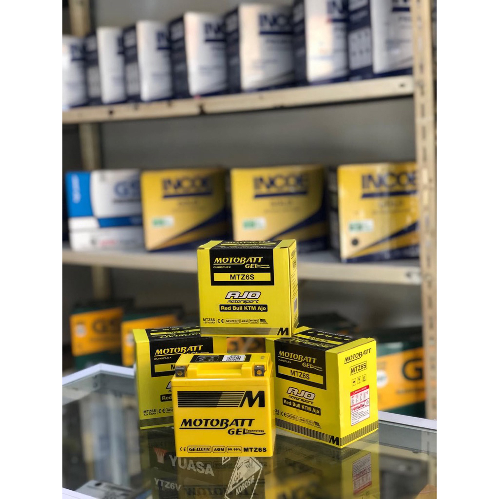 Aki kering Motor Honda Vario 125  vario 150 satria Fu MTZ6S Motobatt Motobat Gel Accu ORIGINAL