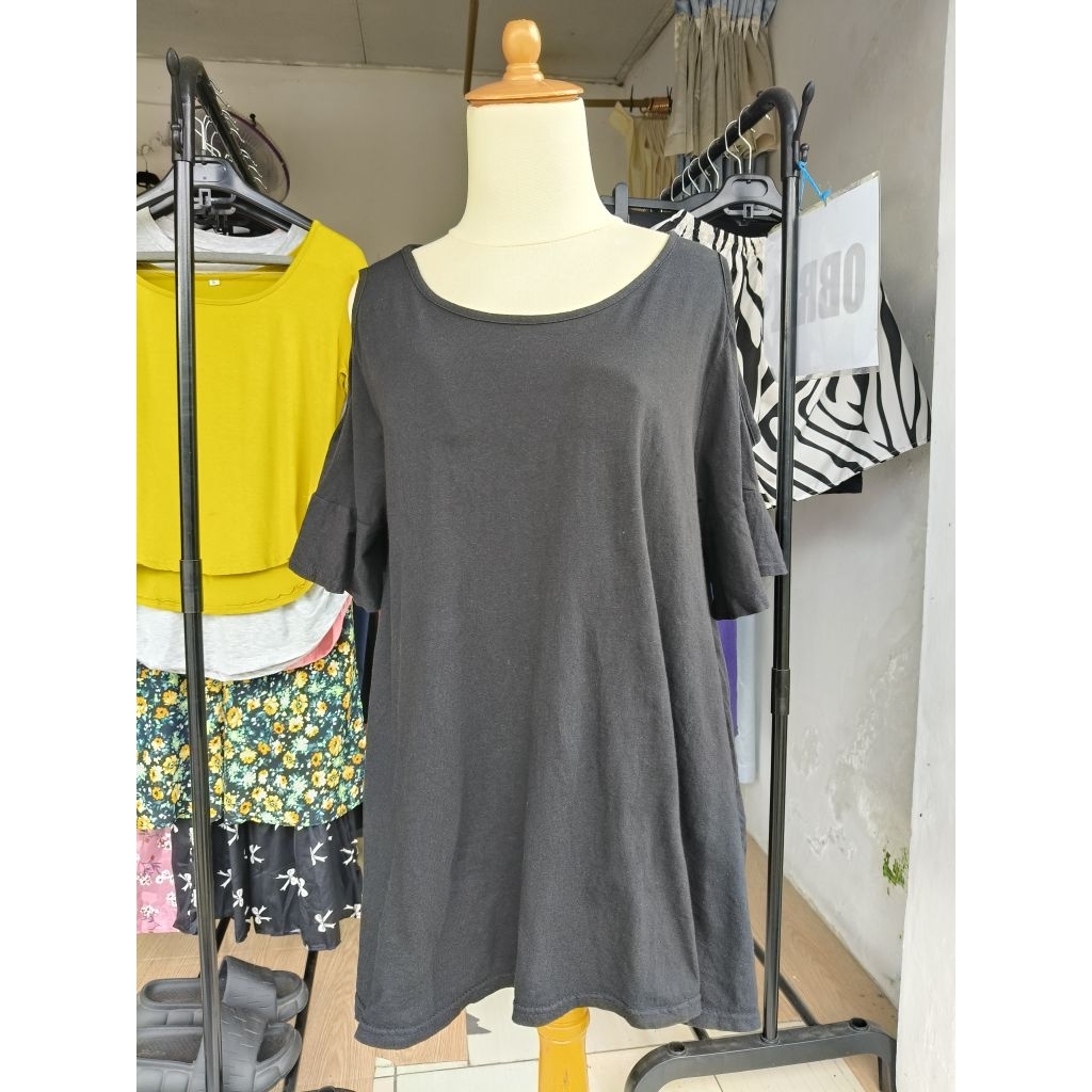 PAKET USAHA BAJU KAOS CROPTOP CARDIGAN ROMPI