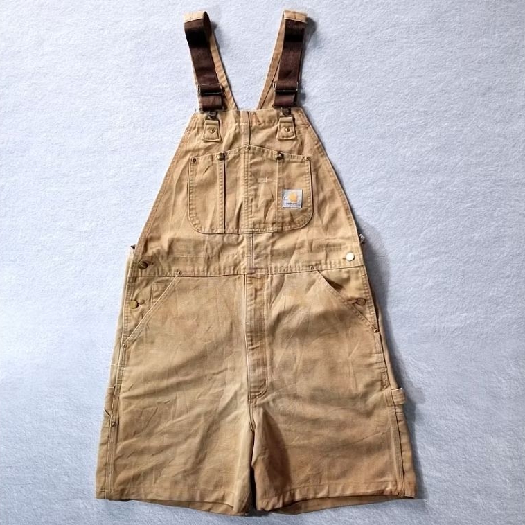 CARHARTT DUCK CANVAS CARPENTER OVERALL MADE IN USA