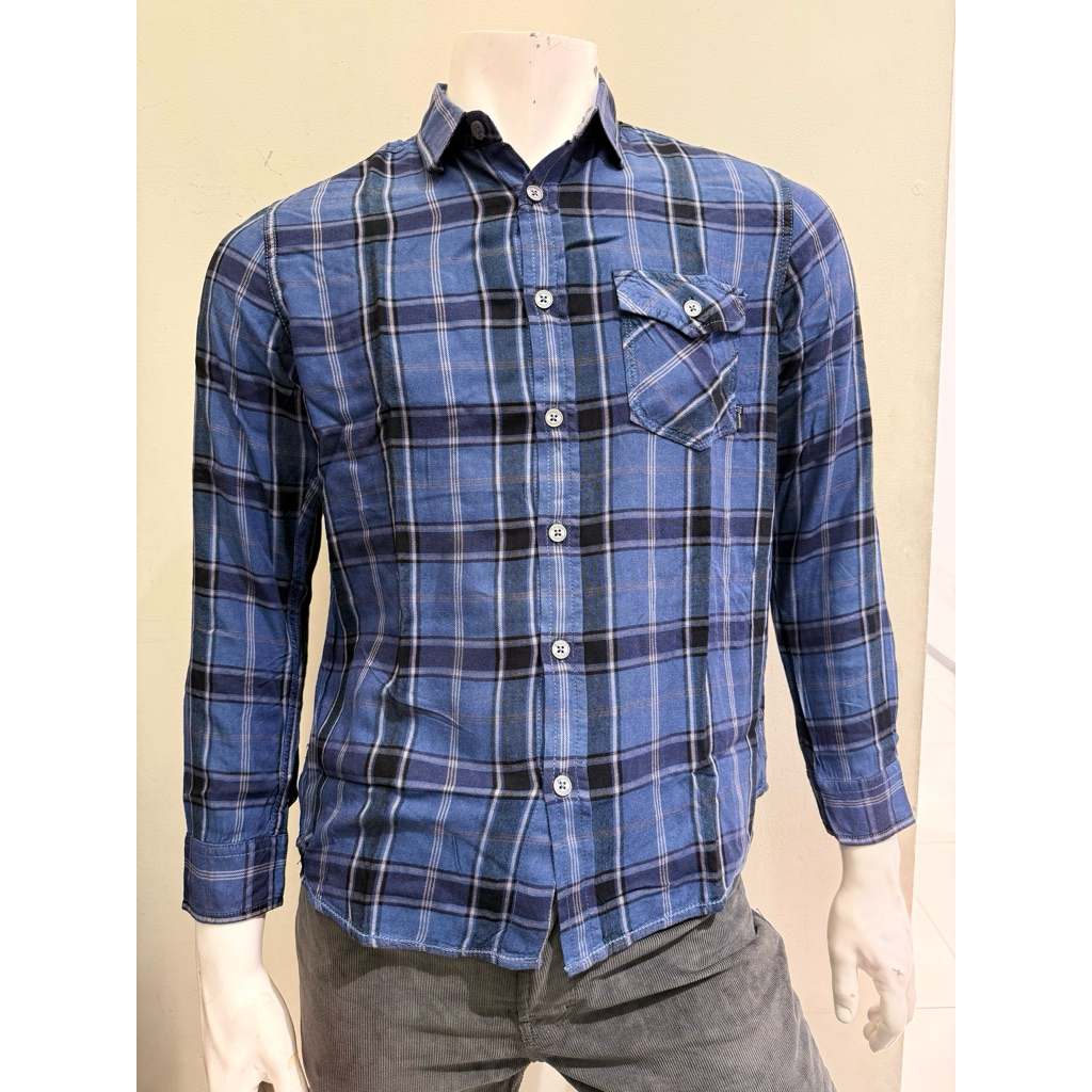 watchout kemeja pria lengan panjang