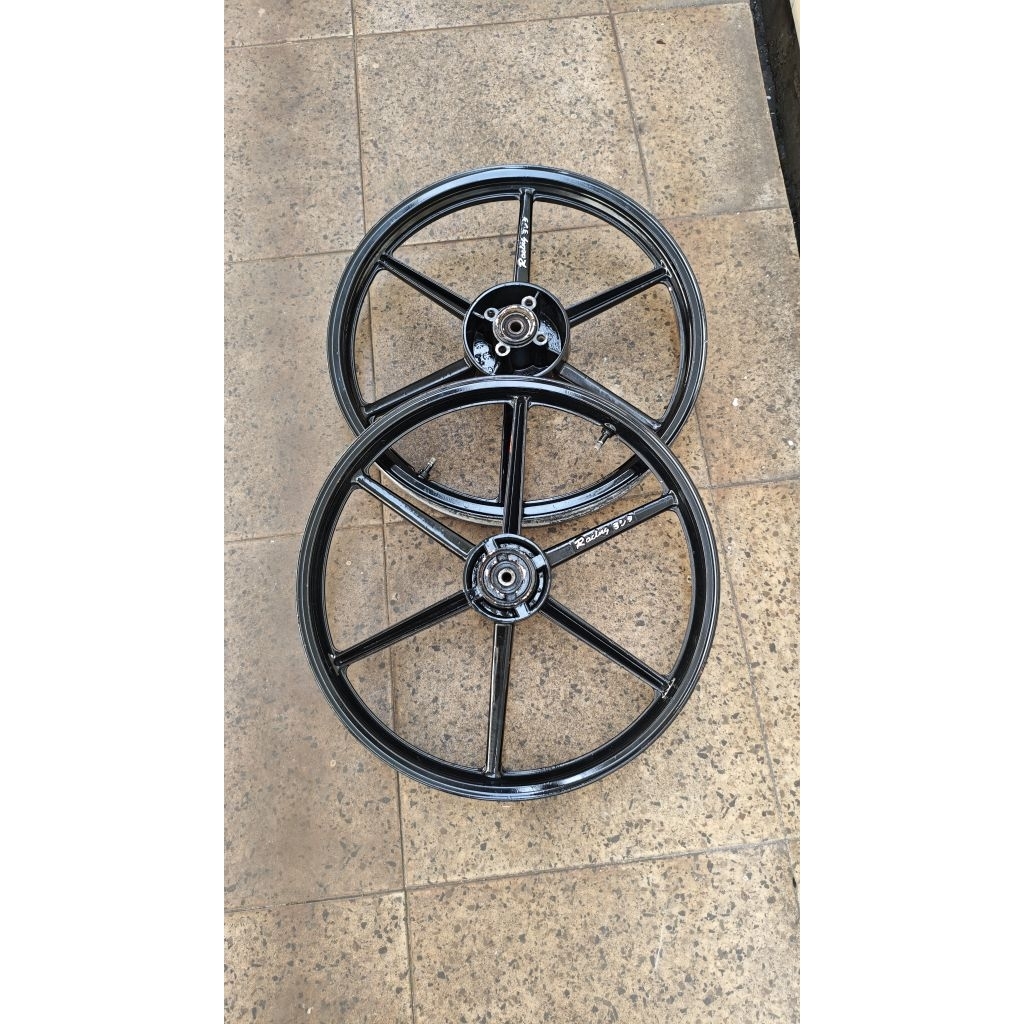 Velg racing japan satria 2tak double disk