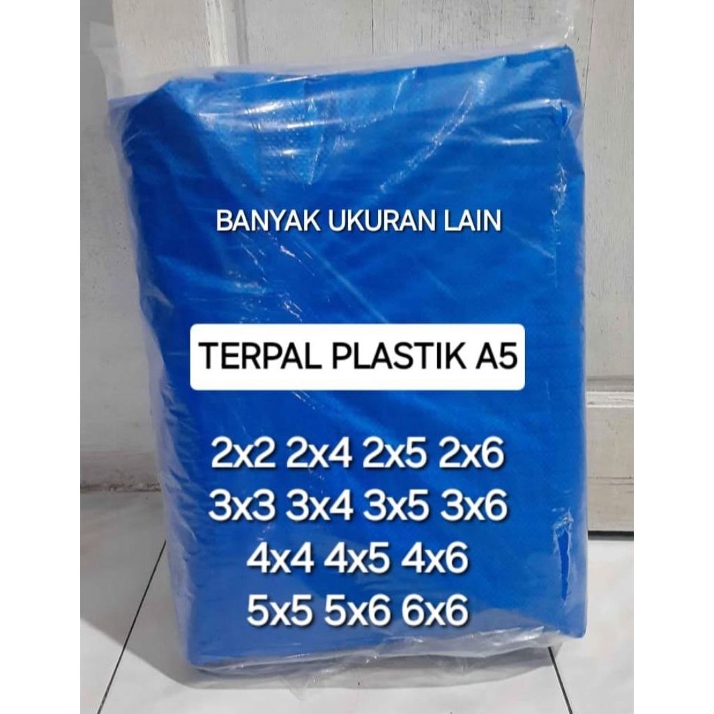 Terpal plastik A5 5x5 5x6 5x7 / terpal jemur padi / terpal kolam ikan