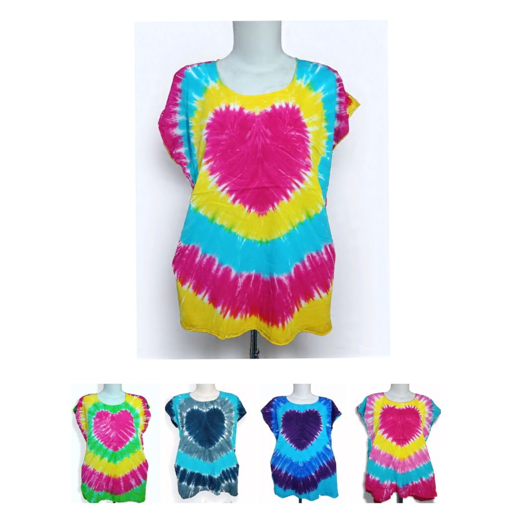 Atasan pelangi/Top pelangi/pakaian wanita/oleh-oleh pakaian khas Bali/Baju rayon