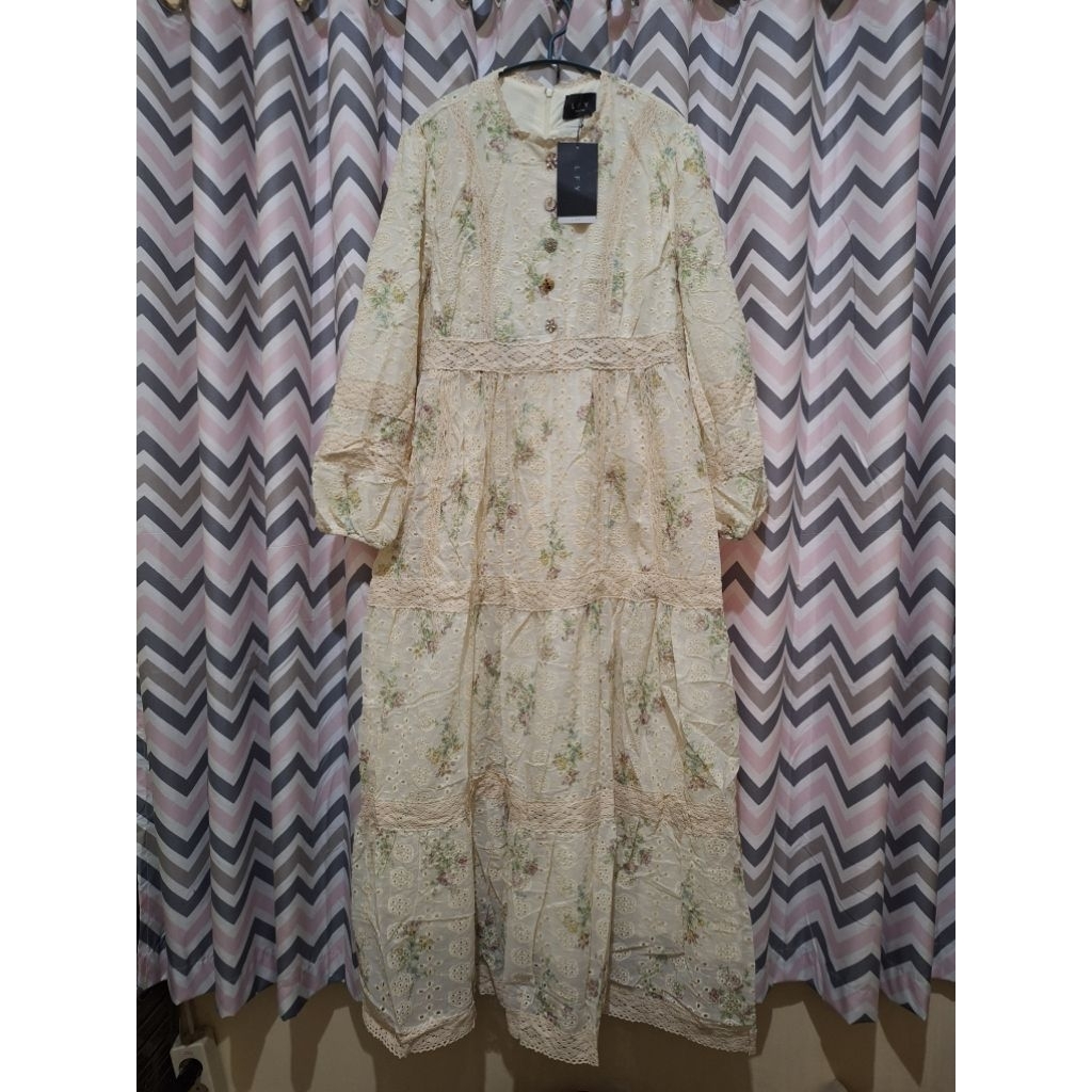 midi dress lafreya lfy duo tiang