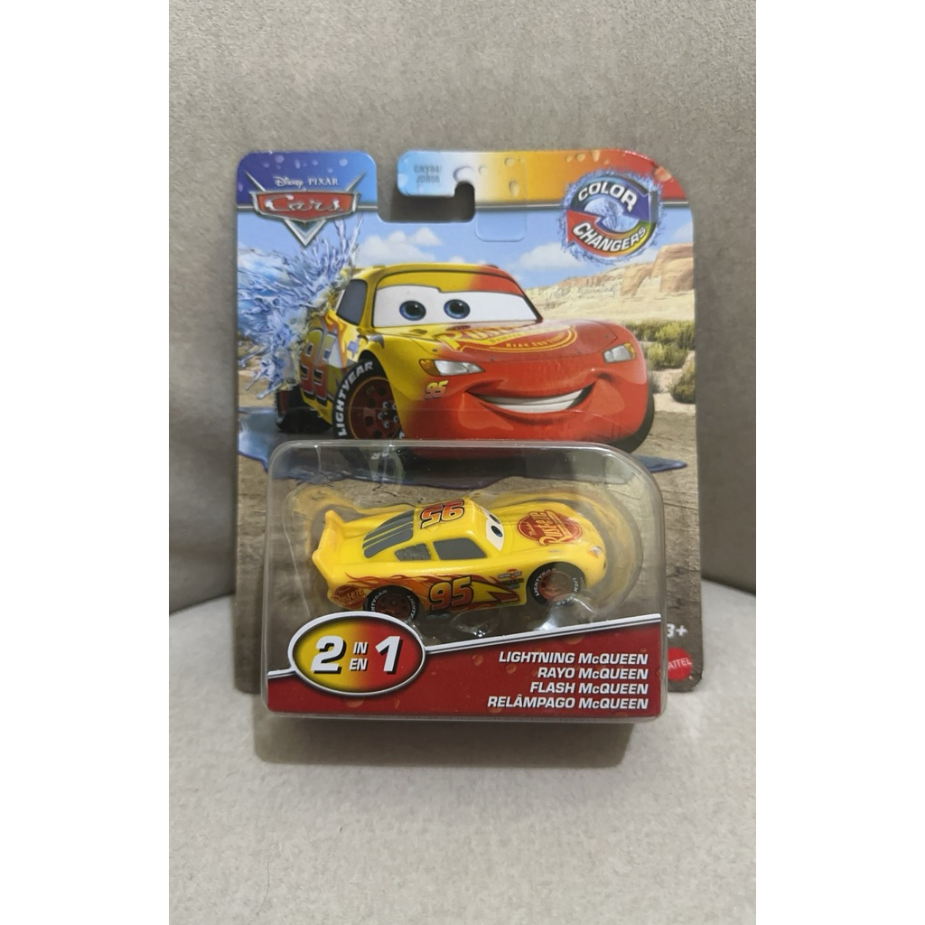 CARS DISNEY PIXAR LIGHTNING MCQUEEN COLOR CHANGERS