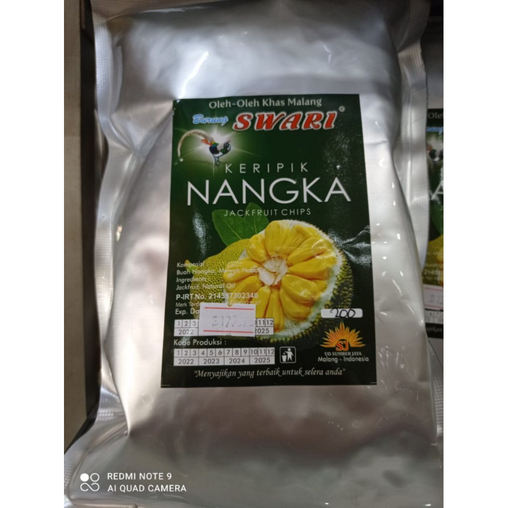 Keripik Buah Burung Swari / Keripik Nangka / Keripik Apel