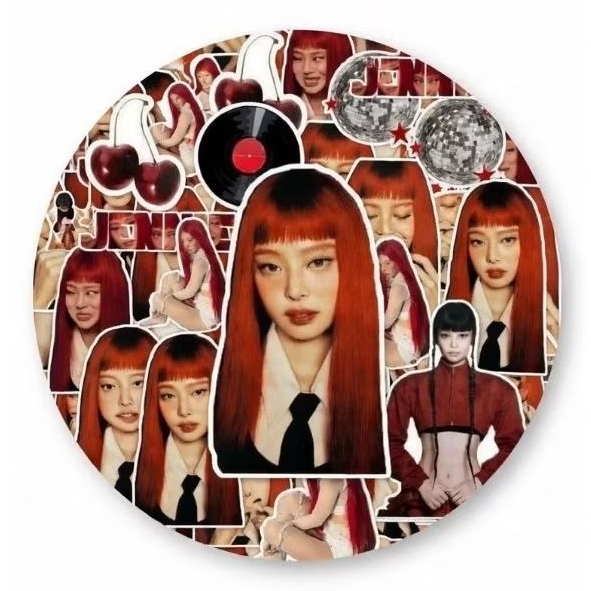 64 pcs sticker JENNIE BLACKPINK Anti Air DIY Scrapbook Graffiti Waterproof
