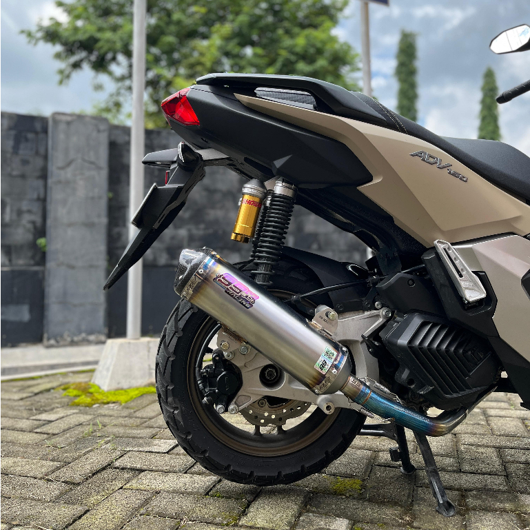 99 racing knalpot honda adv 150 160 full system full stainles