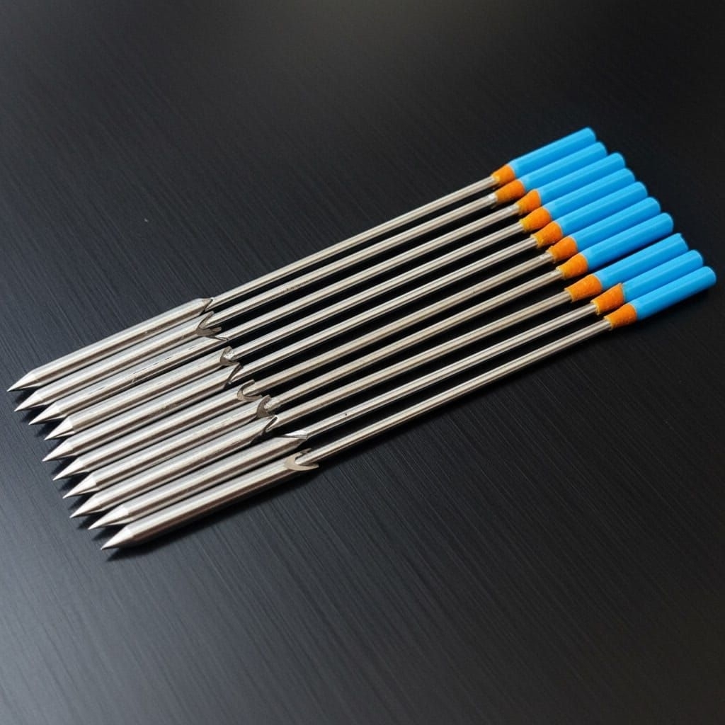 Mata Paser Ikan 4mm Logam Ruhit 8cm-14cm - Tajam, Kuat & Anti Karat (Isi 10pcs)