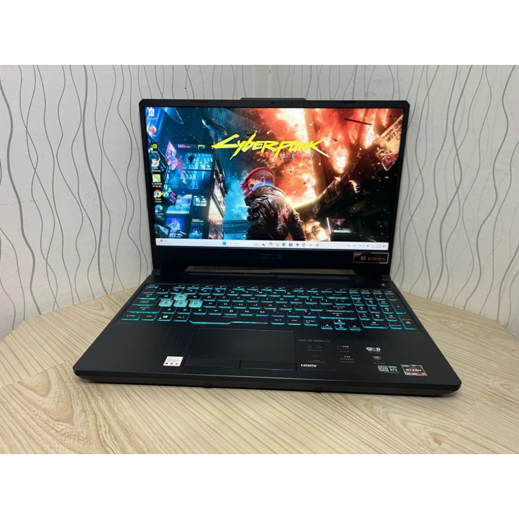 Asus tuf Gaming A15 AMD  Ryzen 7-4800H RAM 16GB/SSD 512GB RTX 3050 4GB