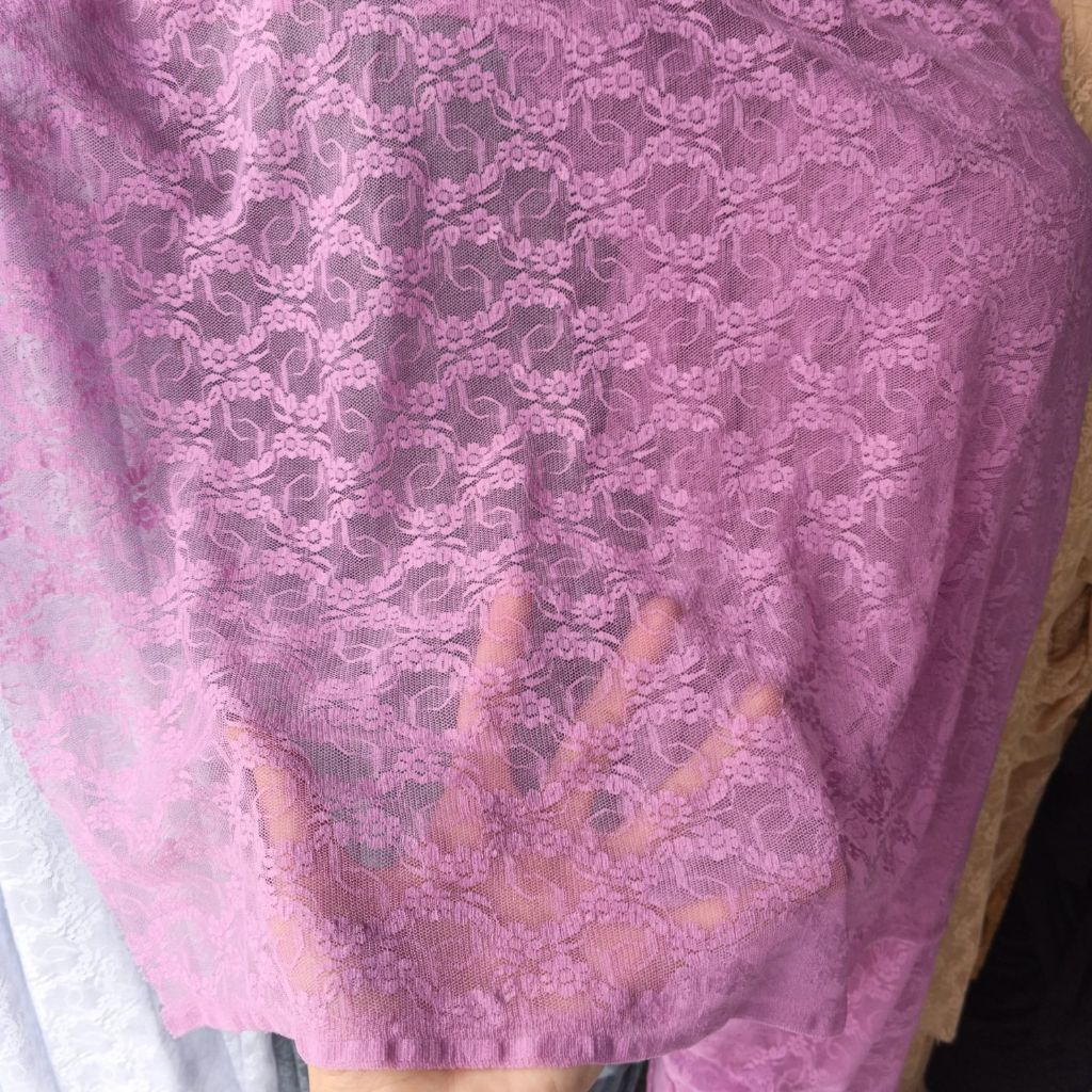 Kain Brokat Premium [0,5meter] - kain brokat stretch motif halus lembut - bahan brokat street lembut