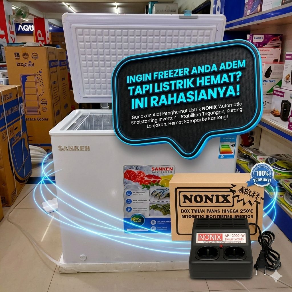 Inverator penghemat listrik NONIX 2000 watt  - Murah
