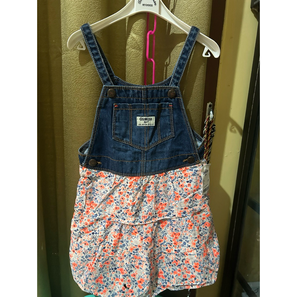 Dress overal ol oshkosh Bgosh floral vintage