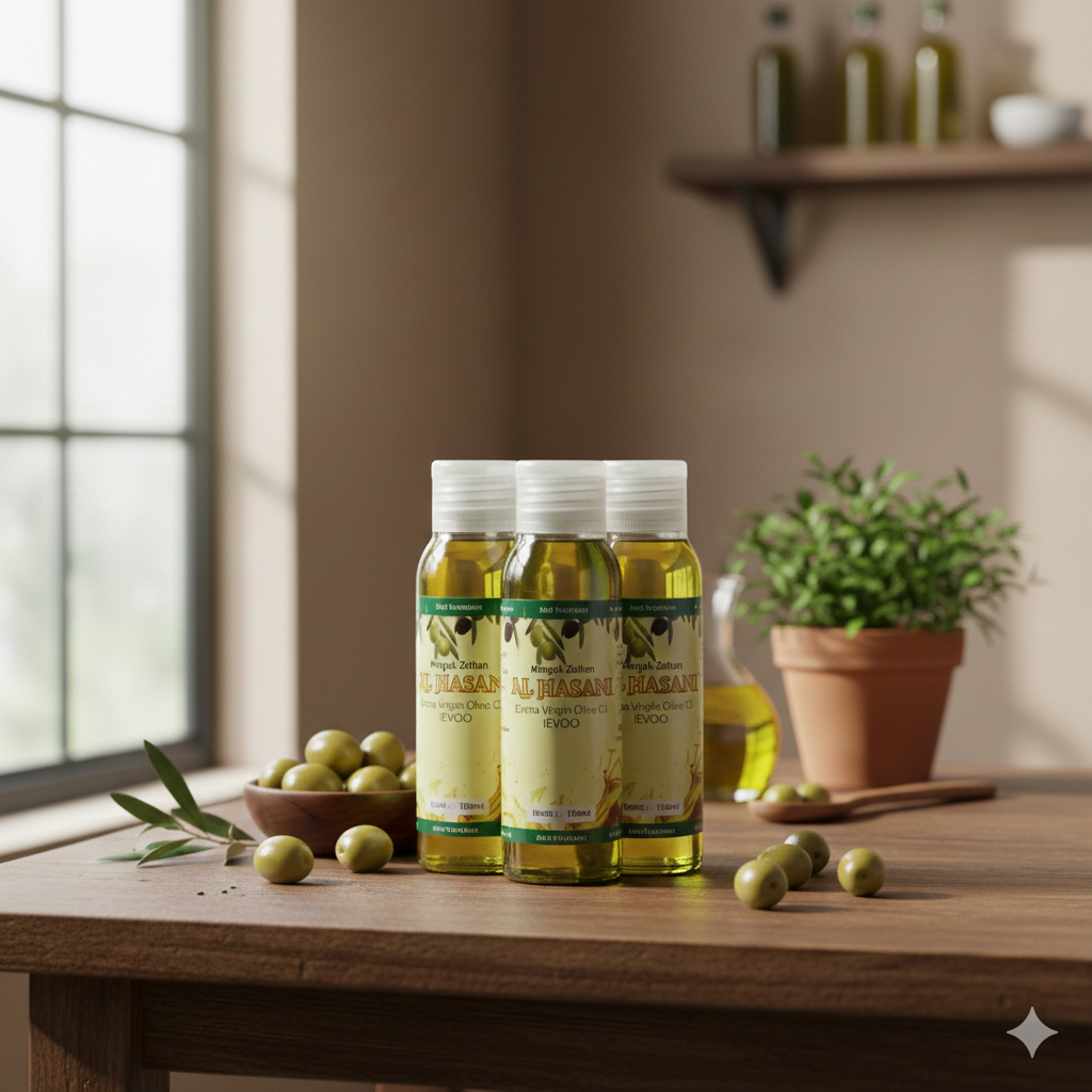 Minyak Zaitun Asli Extra Virgin Olive Oil Medina Zaitun Murni 100 ml Original / Minyak Zaitun Asli