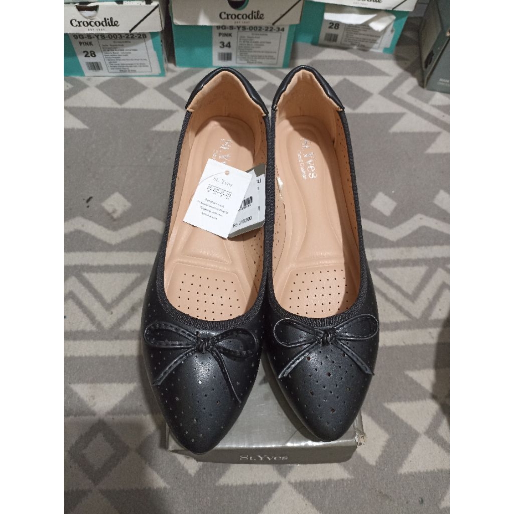 [SALE] FLATSHOES WANITA HITAM || SEPATU TEPLEK FORMAL STYVES