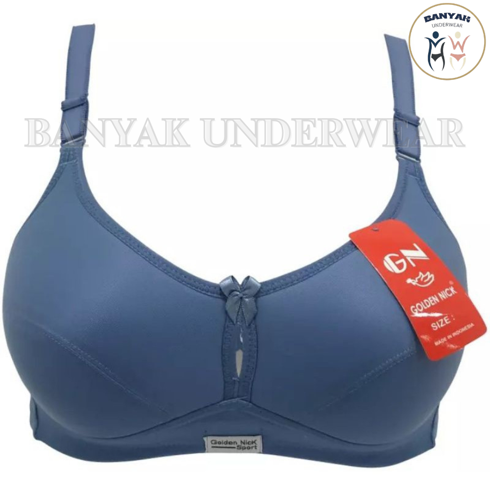 Golden Nick Bra Perempuan Sport K365 BH Wanita Isi 3 Pcs Mix Warna Tanpa Kawat Bahan Rayon Lembut Ny