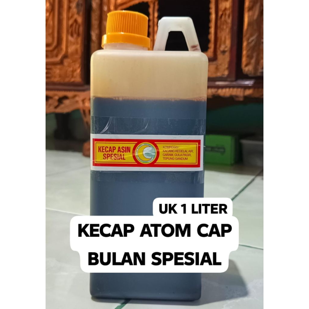 Kecap Asin Atom Spesial | Cap Bulan Palembang