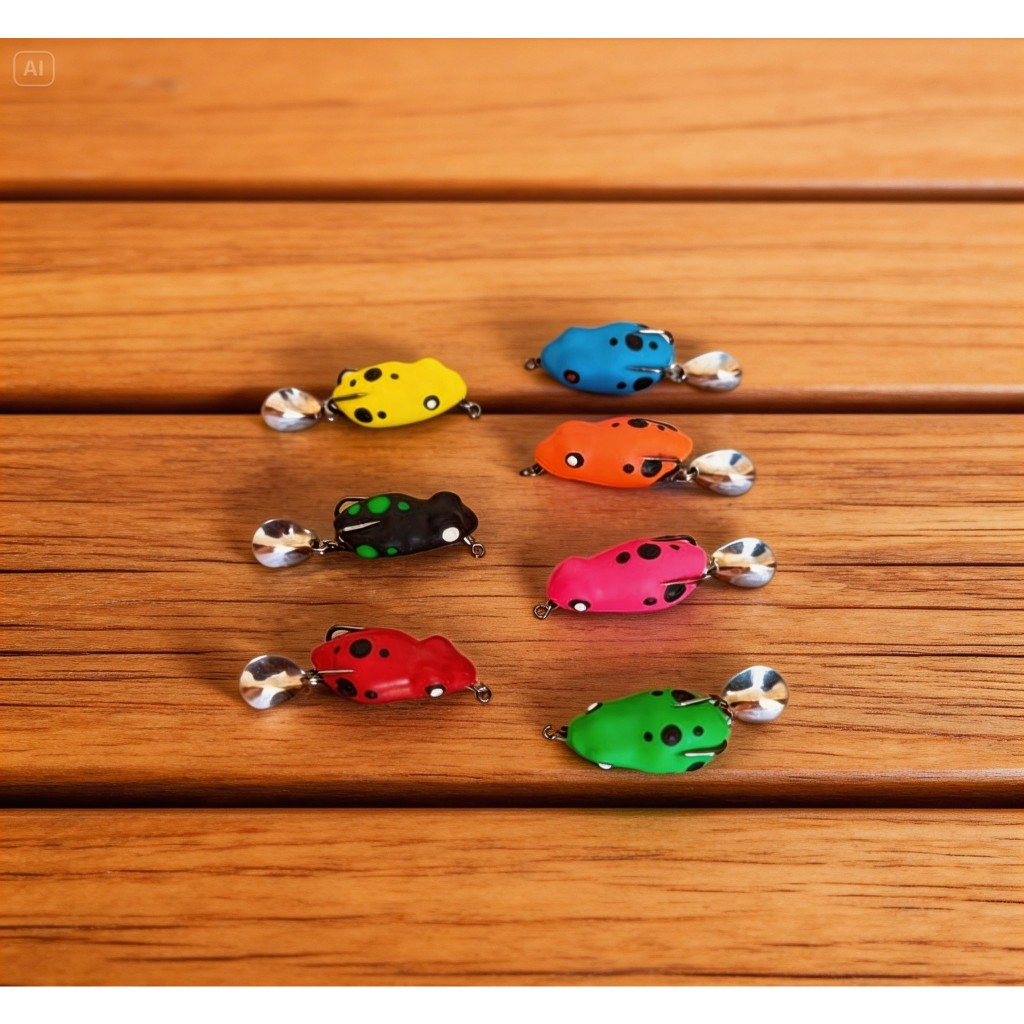 AF Umpan Pancing Soft Frog Berisik 4 cm | Rasa Jaws